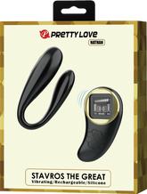 Stavros The Great Nathan Remote Control G Spot Vibrator Black G-Spot Vibrators